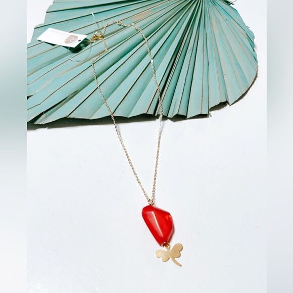 Crystal drop necklace  R10 - Picture 1 of 3